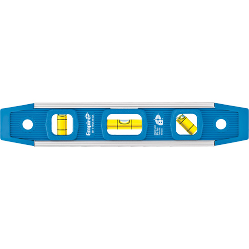 Niveau torpille, 9" lo, Aluminium, 3 fioles, Magn&eacute;tique Les Fournitures Industrielles Méga