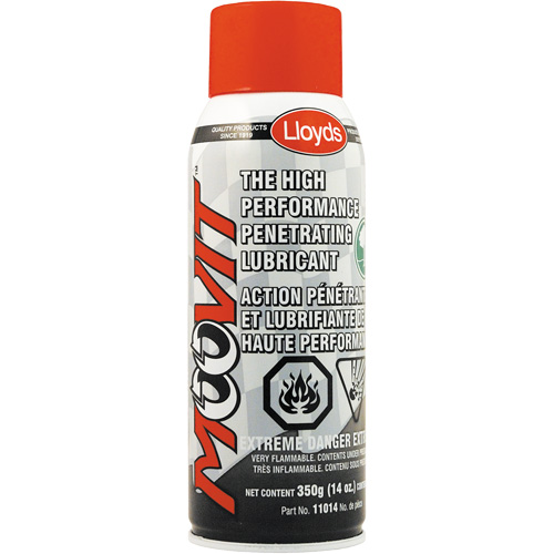 Lubrifiant haute performance Moovit, Canette a&eacute;rosol, 350 g Les Fournitures Industrielles Méga