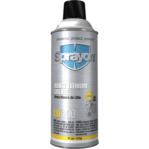 LU100 Lithium Grease, Aerosol Can Les Fournitures Industrielles Méga