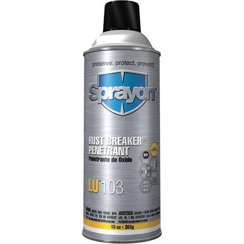LU103 Rust Breaker Penetrant, Aerosol Can, 16 oz. Les Fournitures Industrielles Méga