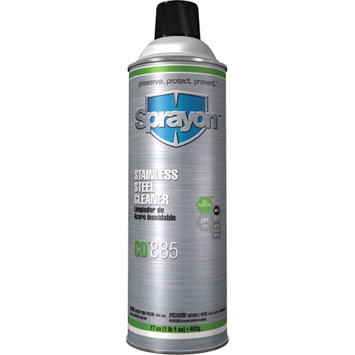 Nettoyant pour acier inoxydable CD885, 20 oz, Canette a&eacute;rosol Les Fournitures Industrielles Méga