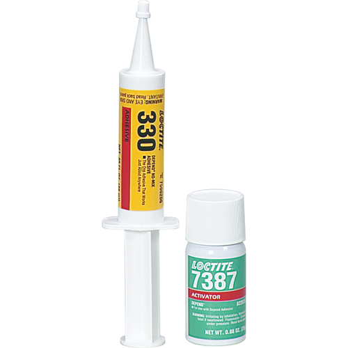 Adh&eacute;sif sans m&eacute;lange 330 Depend, Deux composants, 250 ml, Trousse, Ambr&eacute;e Les Fournitures Industrielles Méga