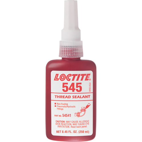 Scellant &agrave; filets 545 hydraulique/pneumatique, Bouteille, 250 ml, -54° C - 121° C/-65° F - 250° F Les Fournitures Industrielles Méga