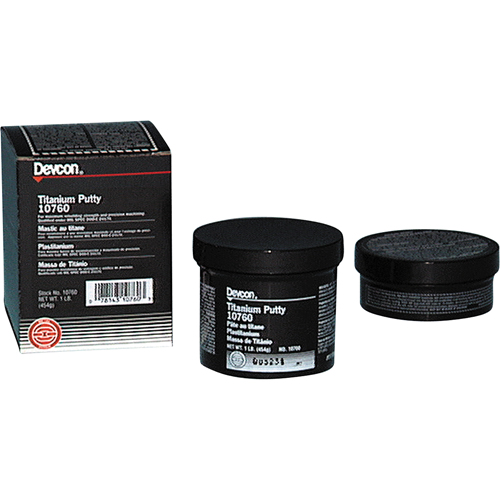 Mastic de titane, 1 lb, R&eacute;cipient Les Fournitures Industrielles Méga