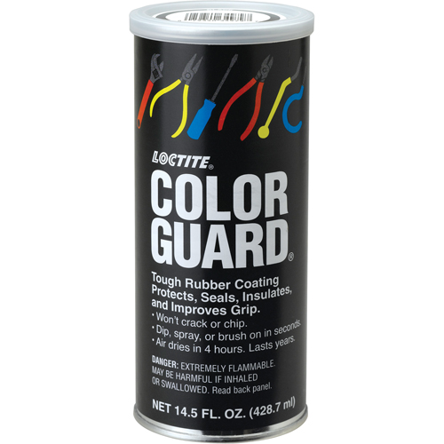 Rev&ecirc;tement de caoutchouc robuste Color Guard, Rouge, 14,5 oz liq., Canette Les Fournitures Industrielles Méga
