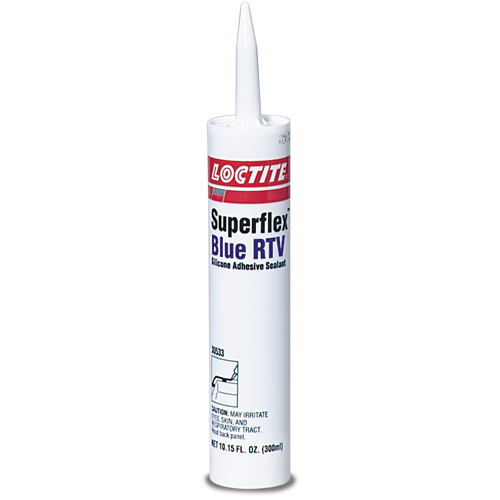 Scellant adh&eacute;sif &agrave; la silicone Superflex RTV, Cartouche, Bleu Les Fournitures Industrielles Méga