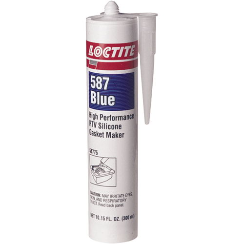 587 High Performance RTV Silicone Gasket Maker, Cartridge, Blue Les Fournitures Industrielles Méga