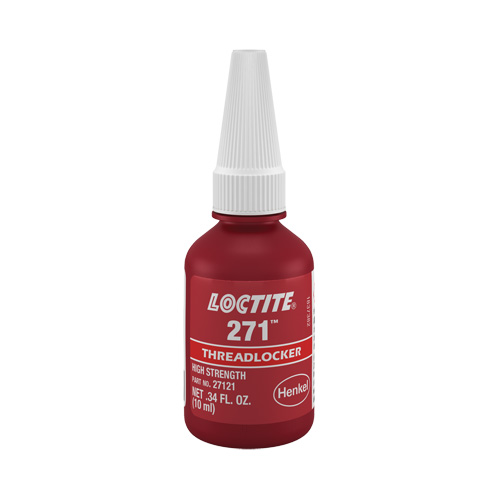Threadlocker 271 , Red, High, 10 ml, Bottle Les Fournitures Industrielles Méga