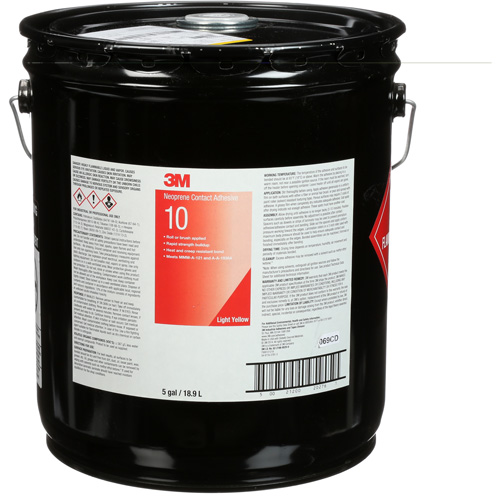 Colle contact Ten Bond, Seau, 5 gal., Jaune Les Fournitures Industrielles Méga