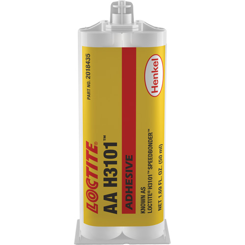 Adh&eacute;sif Speedbonder H3101, Deux composants, Cartouche double, 50 ml, Transparent Les Fournitures Industrielles Méga