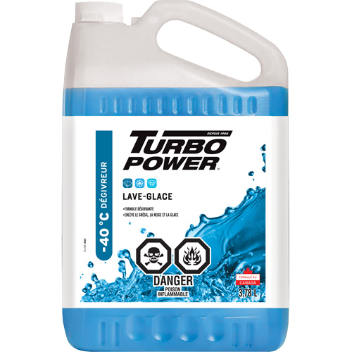 Turbo Power&reg; All-Season Windshield Washer Fluid, Jug, 3.78 L Les Fournitures Industrielles Méga