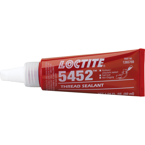 5452 Fast Cure Thread Sealants, Tube, 50 ml, -54° C - 149° C/-65° F - 300° F Les Fournitures Industrielles Méga
