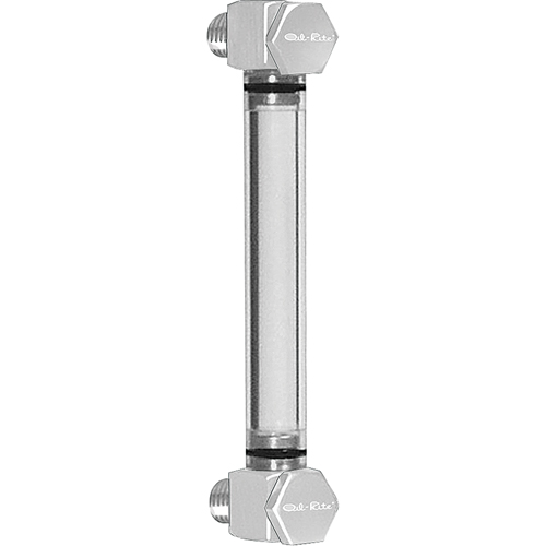 Indicateur de niveau &agrave; liquide en Rond Nylon, Filet&eacute;, 6" lo, 205°F (96,11° C) Les Fournitures Industrielles Méga