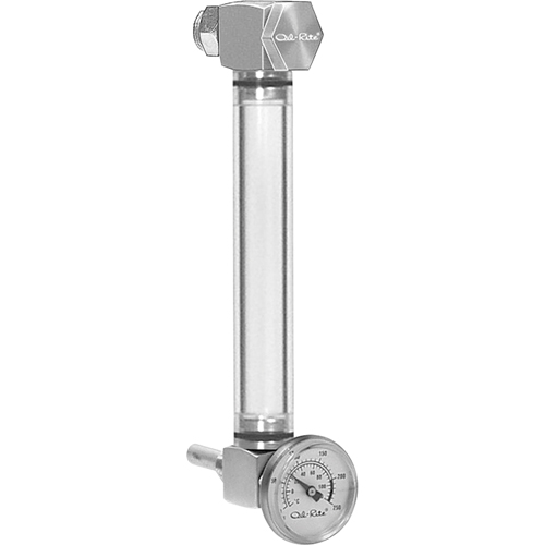 Indicateur de niveau &agrave; liquide en Rond Nylon, Filet&eacute;, 5" lo, 205°F (96,11° C) Les Fournitures Industrielles Méga