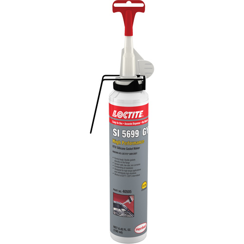 Compos&eacute; &agrave; joints de silicone 5699 RTV, Tube, Gris Les Fournitures Industrielles Méga