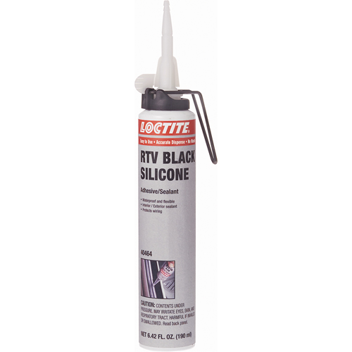 Superflex RTV Silicone Adhesive Sealant, Cartridge, Black Les Fournitures Industrielles Méga