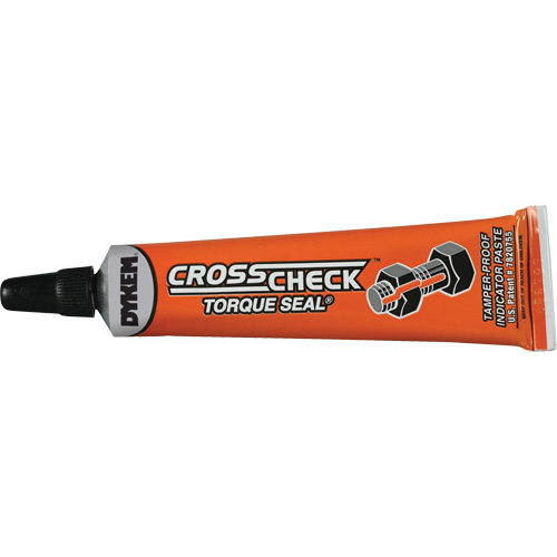 P&acirc;te indicatrice inviolable Cross-Check Torque Seal, 1 liq. oz., Tube, Orange Les Fournitures Industrielles Méga