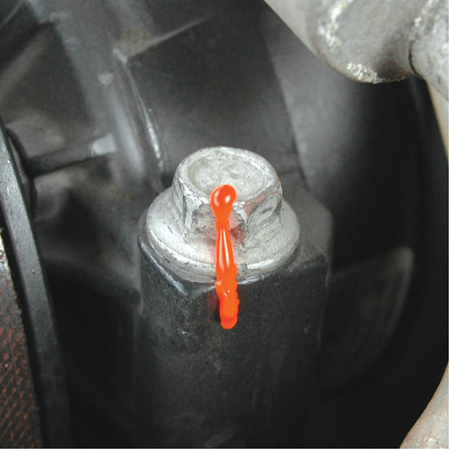 P&acirc;te indicatrice inviolable Cross-Check Torque Seal, 1 liq. oz., Tube, Orange Les Fournitures Industrielles Méga