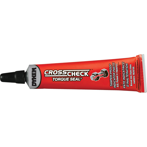 Cross Check Torque Seal&reg; Tamper-Proof Indicator Paste, 1 oz., Tube, Red Les Fournitures Industrielles Méga