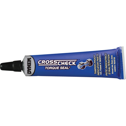 P&acirc;te indicatrice inviolable Cross-Check Torque Seal, 1 liq. oz., Tube, Bleu Les Fournitures Industrielles Méga