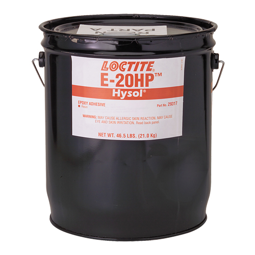 Adh&eacute;sifs structuraux &agrave; s&eacute;chage rapide E-20P, 5 gal., Seau, Deux composants, Blanc Les Fournitures Industrielles Méga