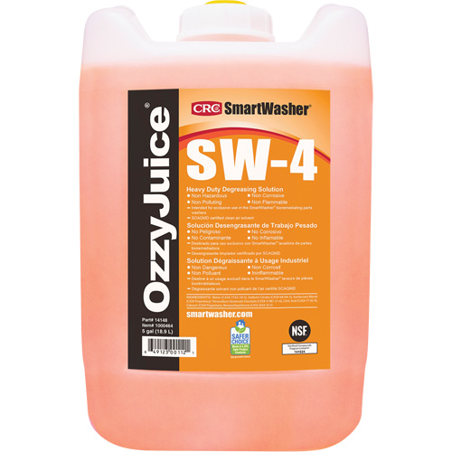 Solution nettoyante de calibre industriel Smartwasher , Cruche Les Fournitures Industrielles Méga