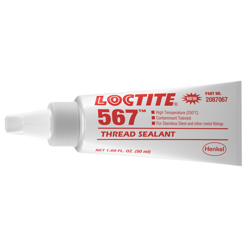 567 High Temperature Thread Sealant, Tube, 50 ml, -53.88° C - 204° C/-65° F - 400° F Les Fournitures Industrielles Méga