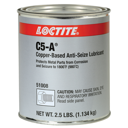 Lubrifiant antiblocage au cuivre Loctite 8008 C5-A, 2,5 lb, Canette, 1800°F (982°C) Temp&eacute;rature max. Les Fournitures Industrielles Méga