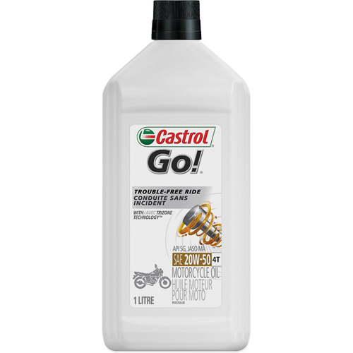 Grand Prix 4T 20W50 Motorcycle Oil, 1 L, Bottle Les Fournitures Industrielles Méga