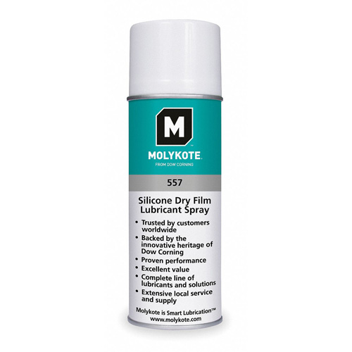 Film lubrifiant sec au silicone Molykote 557, Canette a&eacute;rosol Les Fournitures Industrielles Méga