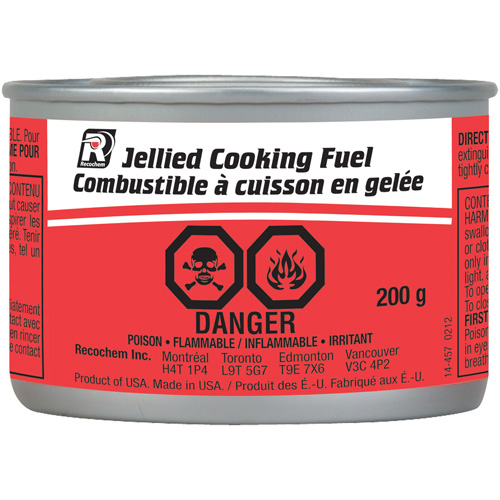 Carburant de cuisson en gel&eacute;e Les Fournitures Industrielles Méga