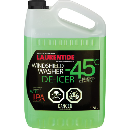 Liquide lave-glace & d&eacute;glaçant Laurentide, Cruche, 3,78 L Les Fournitures Industrielles Méga