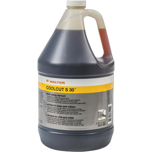 Coolcut S-30 Water-Miscible Cutting Lubricant, Jug Les Fournitures Industrielles Méga