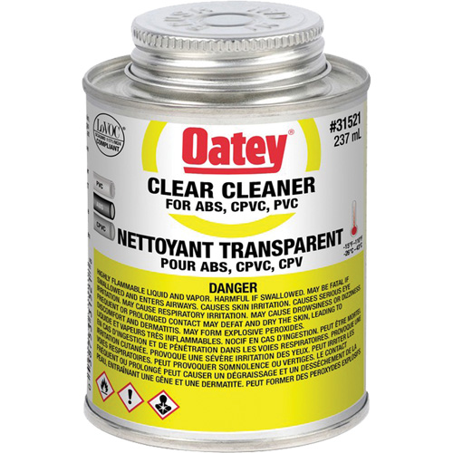 Nettoyant transparent pour tuyau, 250 ml, Bouteille Les Fournitures Industrielles Méga