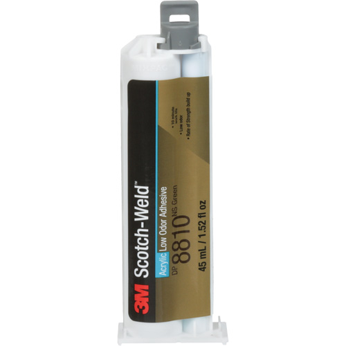 Scotch-Weld Low-Odour Adhesive, Two-Part, Dual Cartridge, 45 ml, Green Les Fournitures Industrielles Méga