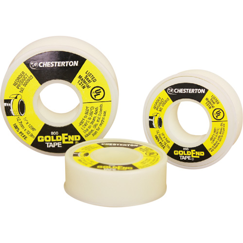 Scellant en PTFE GoldEnd, Ruban, 1/2" x 540", -240° C - 260° C/-400° F - 500° F Les Fournitures Industrielles Méga