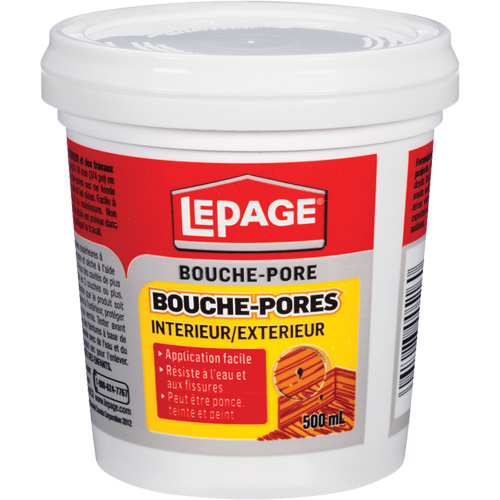 Interior and Exterior Wood Filler, 500 ml Les Fournitures Industrielles Méga