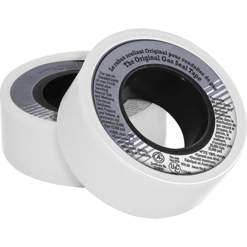 Ruban d'&eacute;tanch&eacute;it&eacute; pour filet en PTFE, 480" lo x 3/4" la, Blanc Les Fournitures Industrielles Méga