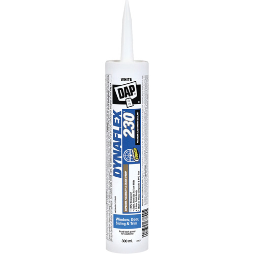 Scellant en &eacute;lastom&egrave;re de qualit&eacute; sup&eacute;rieure Dynaflex 230, 300 ml, Cartouche, Blanc Les Fournitures Industrielles Méga