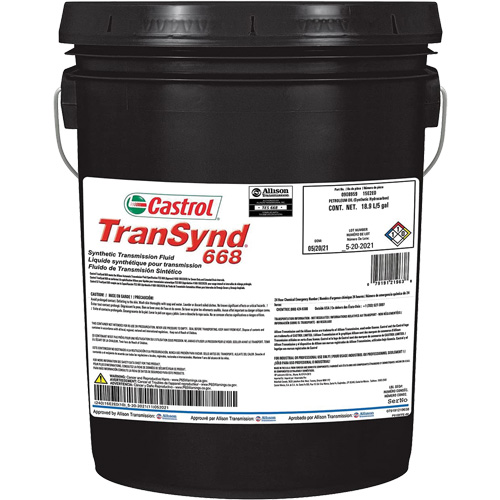 Liquide de transmission automatique enti&egrave;rement synth&eacute;tique TranSynd 668 Les Fournitures Industrielles Méga