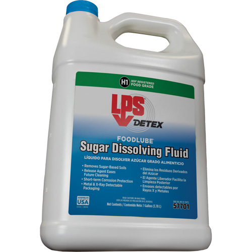 Fluide de dissolution du sucre Detex FoodLube, Bouteille Les Fournitures Industrielles Méga
