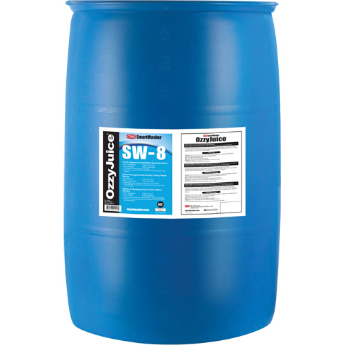 Produit d&eacute;graissant SmartWasher OzzyJuice SW-8 pour a&eacute;ronefs, armes et une s&eacute;lectin de m&eacute;taux, Baril Les Fournitures Industrielles Méga
