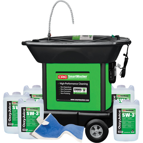 SmartWasher SW-337 Mobile Heavyweight Part Washer Kit Les Fournitures Industrielles Méga