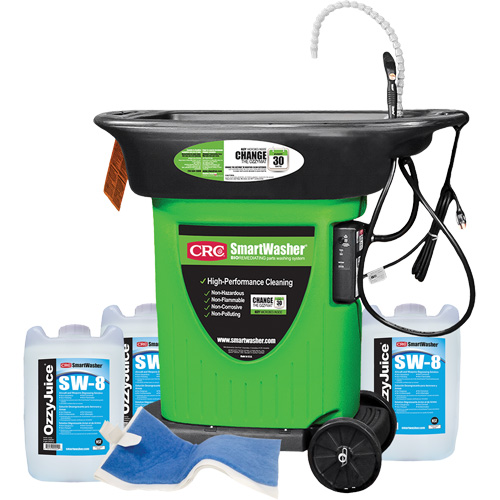 SmartWasher SW-823 Mobile Parts Washer Kit Les Fournitures Industrielles Méga