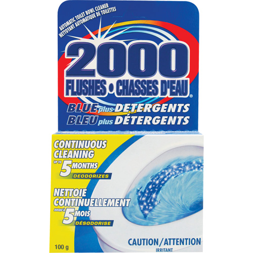 2000 Flushes&reg; Blue Plus Toilet Bowl Cleaning Detergent, 100 g, Tablet Les Fournitures Industrielles Méga