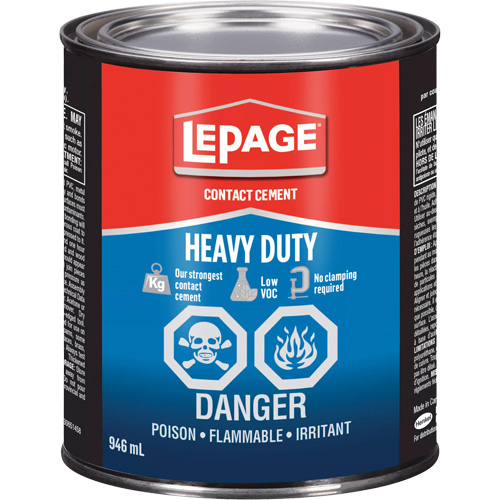 Heavy-Duty Contact Cement, Can, 946 ml, Amber Les Fournitures Industrielles Méga