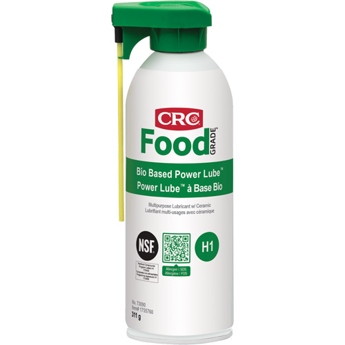 FoodGrade Bio Based Power Lube Multipurpose Lubricant with Ceramic, Aerosol Can Les Fournitures Industrielles Méga