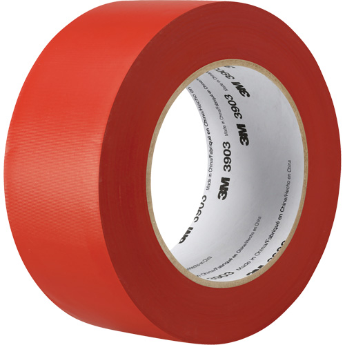 3903 Vinyl Duct Tape, 48 mm (2") W x 46 m (151') L, 6.5 mils, Red Les Fournitures Industrielles Méga