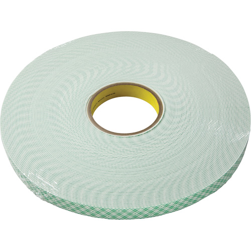 Double-Coated Urethane Foam Tape, 33 m (108') L x 9.5 mm (3/8") W, 60 mils, Urethane Les Fournitures Industrielles Méga