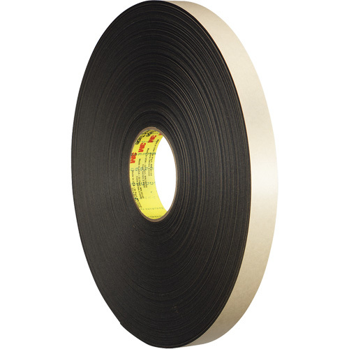 Double-Coated Foam Tape, 66 m (216') L x 12.7 mm (1/2") W, 31 mils, Polyethylene Les Fournitures Industrielles Méga